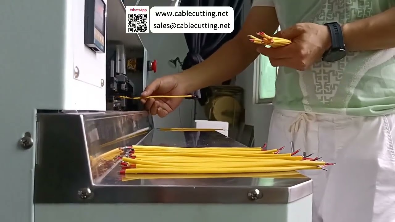 Üniversal Çok Damarlı Kablo Sıyırma ve Kalaylama Makinesi — 2-14 Damarlı Kablolar İçin