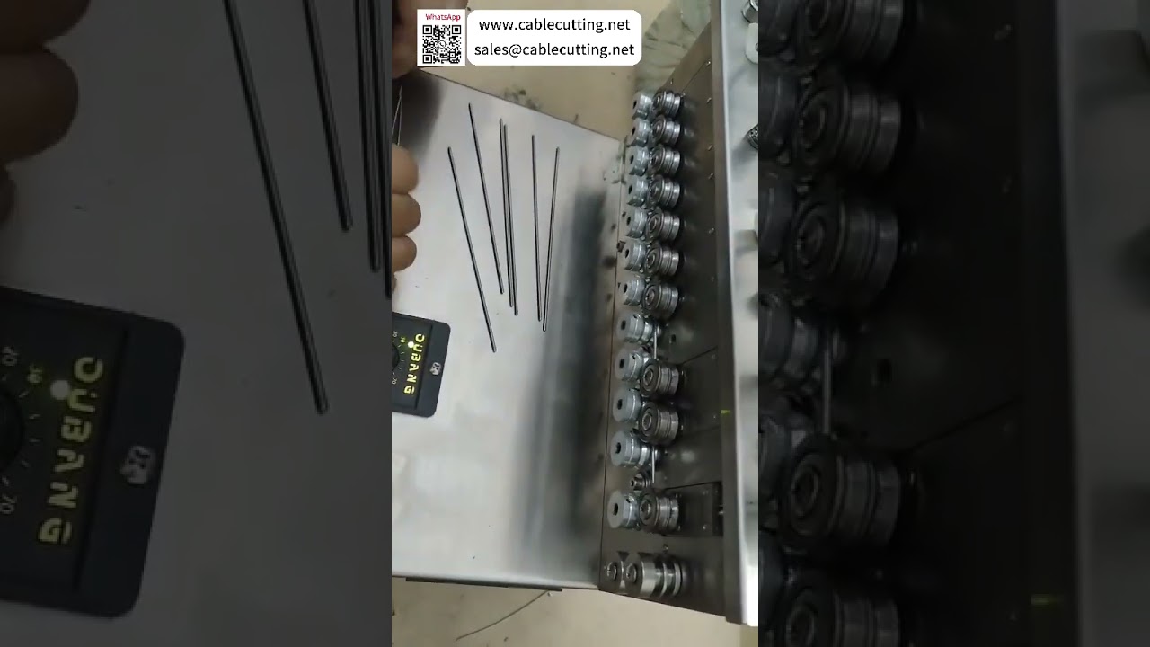 2mm İnce Alüminyum Malzeme İçin Yüksek Kaliteli Elektrikli Metal Çubuk Doğrultma Makinesi