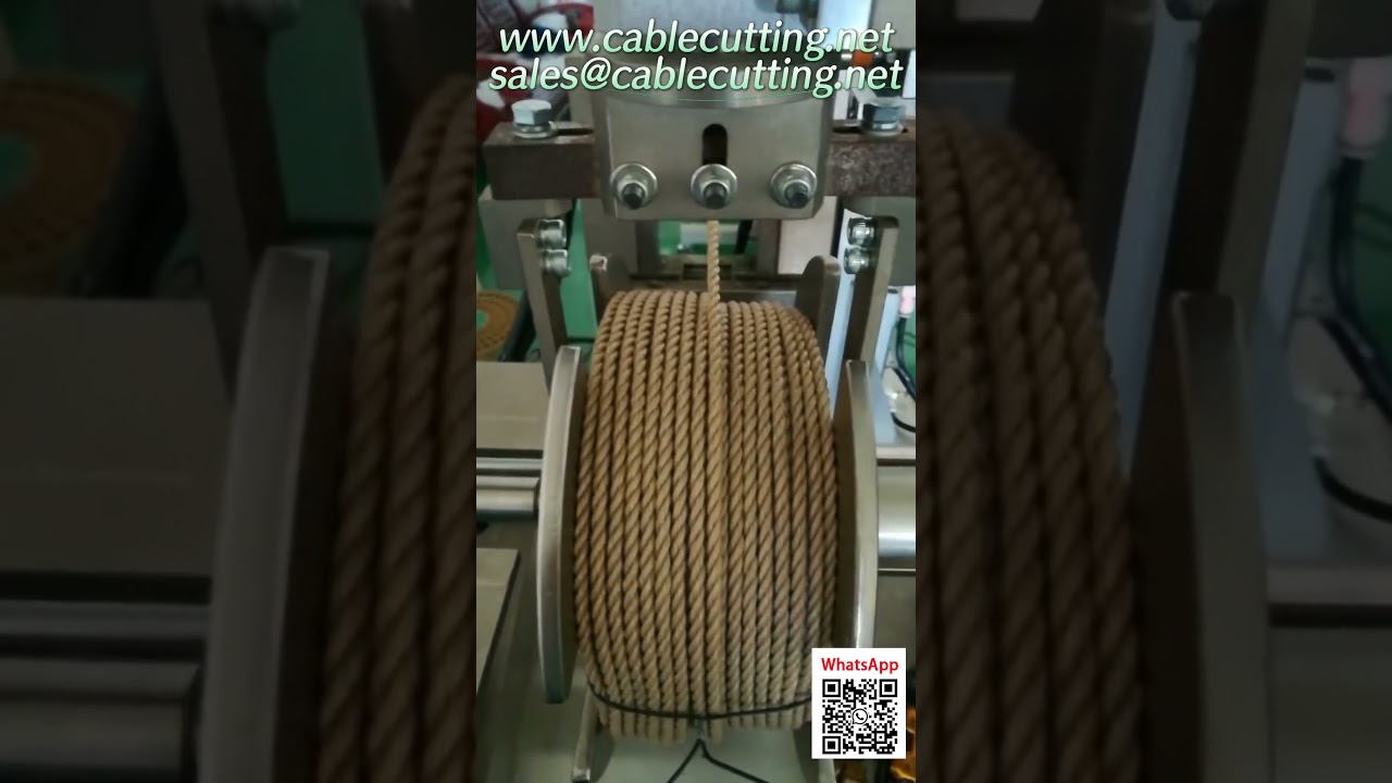 Endüstriyel Otomatik Halat Sarma ve Bağlama Makinesi