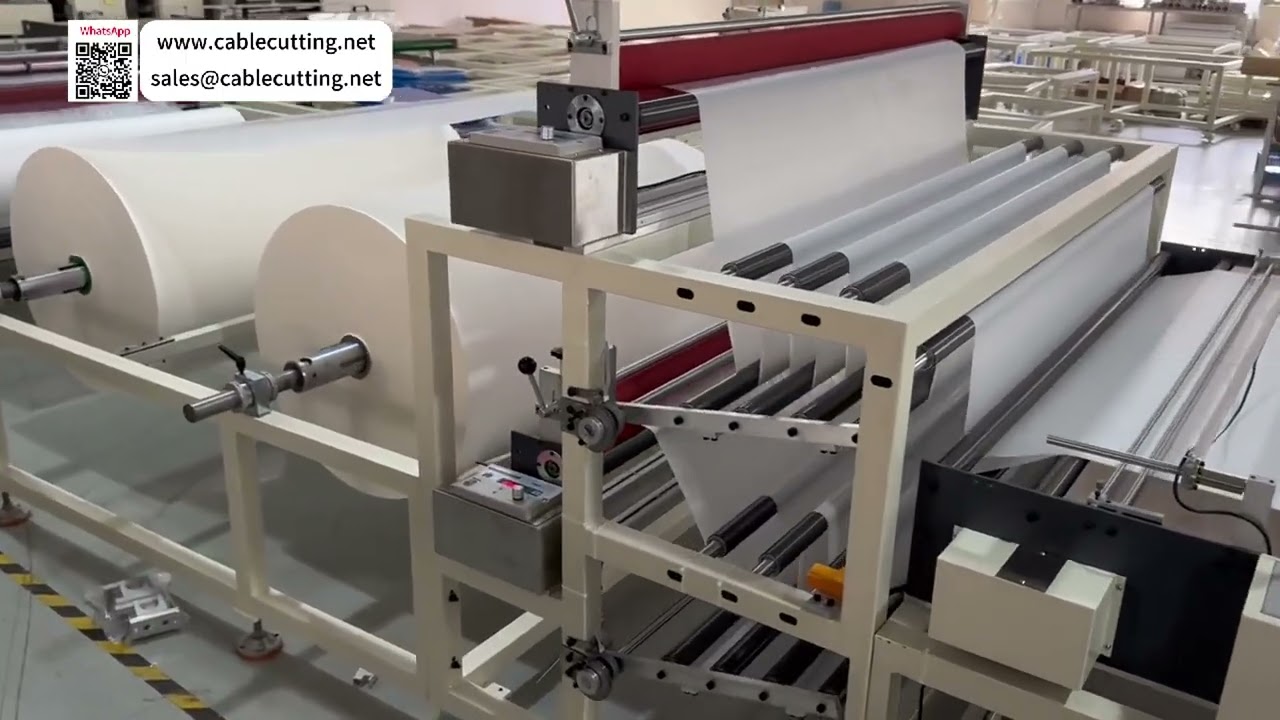1500 Model Çift Rulo Silikon Kağıt Döner Kesim ve Enine Kesim Makinesi Kurulum ve Yüksek Verim