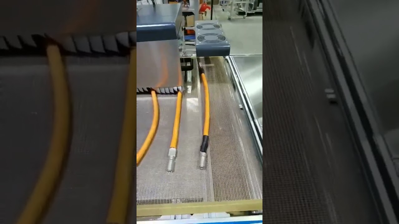 Kızılötesi Isıtmalı Kablo Demeti Büzüşme Makinası | Otomatik Daraltma Çözümü