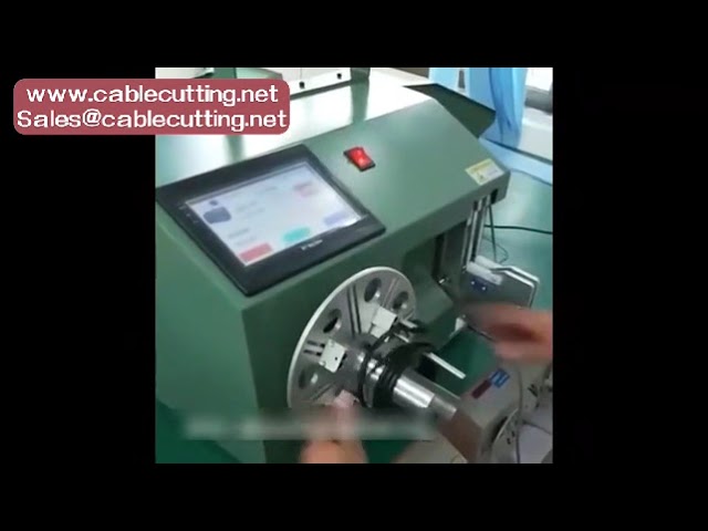 Orta Tip Dokunmatik Ekranlı Yarı Otomatik 18-45 Tel Bobin Sarma ve Bağlama Makinesi