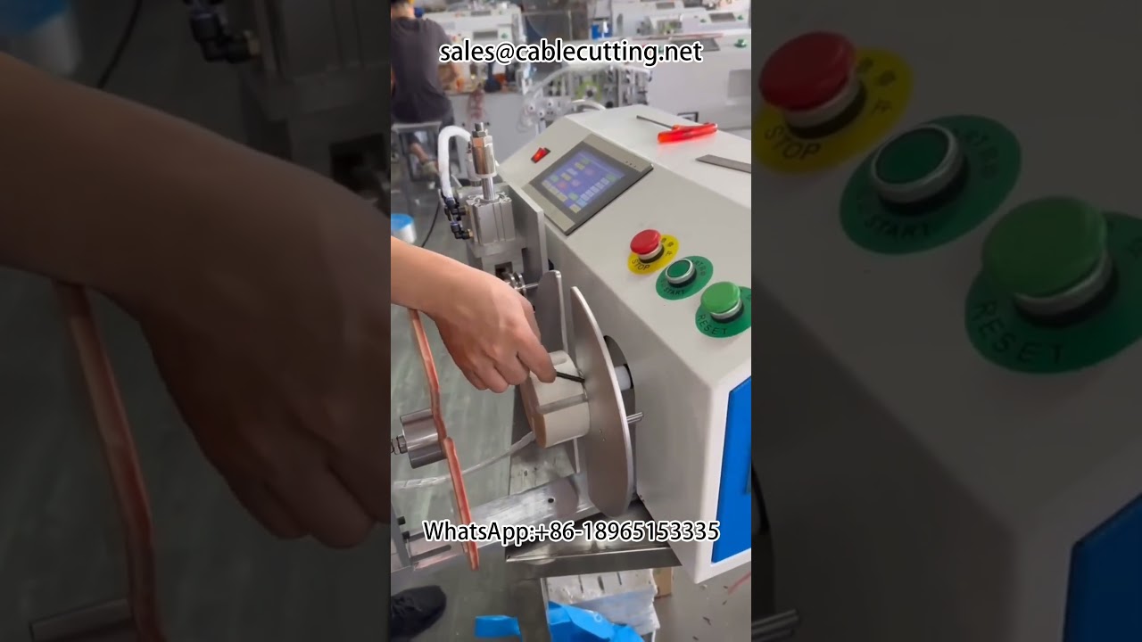 Otomatik Tel ve Kablo Sarma Makinesi | Metre Sayma, Sıra Pozisyonu Kesme, Sarma ve Bağlama
