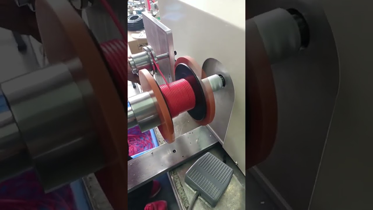 Kompakt ve Verimli Elektronik Kablo Sarma Makinesi | Fabrika Otomasyonu #fabrika #makine